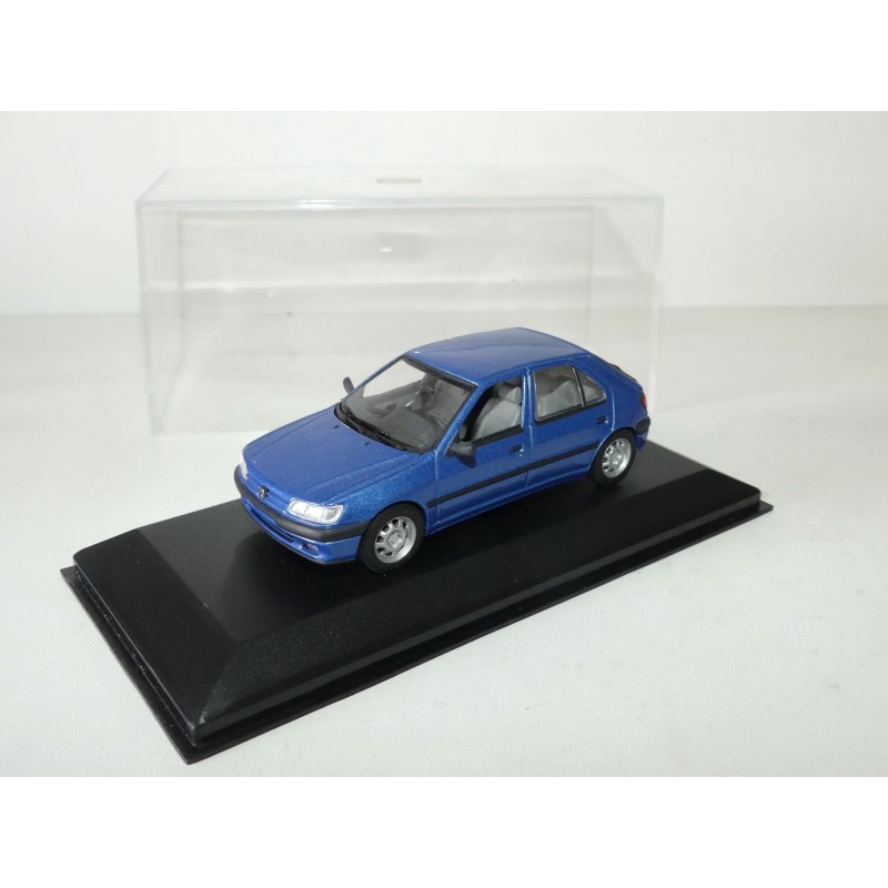 PEUGEOT 306 4 Portes 1995 Bleu MINICHAMPS 1:43