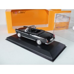 PEUGEOT 404 CABRIOLET 1962 Noir MINICHAMPS MAXICHAMPS 1:43