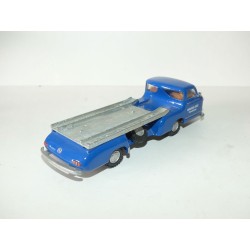 MERCEDES TRANSPORTEUR  COURSE Bleu CONRAD 1:43 sans boite