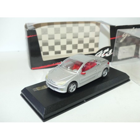 PEUGEOT 206 CABRIOLET HARD TOP Gris GTS résine 1:43