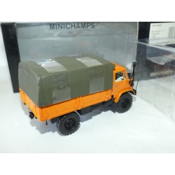 MERCEDES UNIMOG 404 PRITSCHE 1960 Orange MINICHAMPS 1:43
