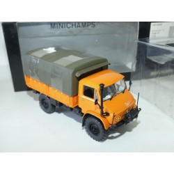 MERCEDES UNIMOG 404 PRITSCHE 1960 Orange MINICHAMPS 1:43
