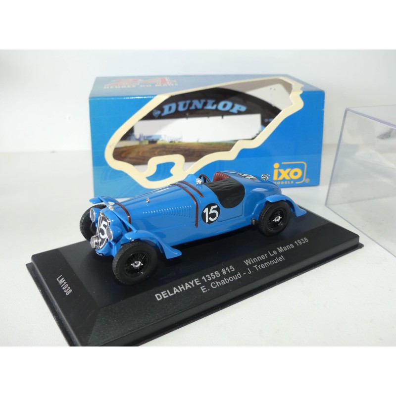 DELAHAYE 135S N°15 LE MANS 1938 IXO LM1938 1:43 Arrivée 1èr