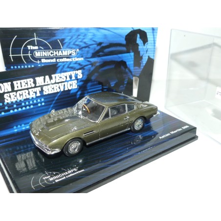 ASTON MARTIN DBS J. BOND ON HER MAJESTY\'S SECRET MINICHAMPS 1:43 imperfection