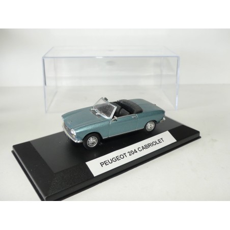 PEUGEOT 204 CABRIOLET 1967 Bleu NOREV 1:43