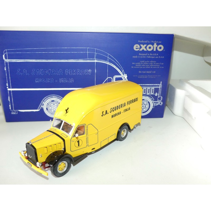 TRANSPORTER S.A. SCUDERIA FERRARI ALFA ROMEO 500 1931/34 EXOTO 1:43