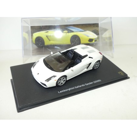 LAMBORGHINI GALLARDO SPYDER 2005 Blanc IXO PRESSE 1:43