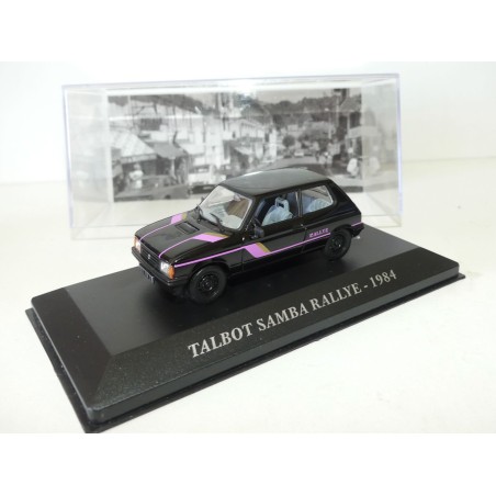 TALBOT SAMBA RALLYE 1984 Noir 1984 ALTAYA 1:43