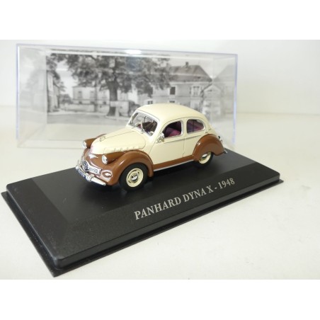 PANHARD DYNA X 1948 Beige et Marron ALTAYA 1:43
