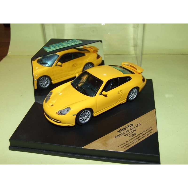 PORSCHE 911 GT3 996 1998 Jaune VITESSE V98163 1:43