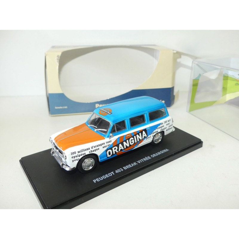 PEUGEOT 403 BREAK VITRÉE ORANGINA NOREV pour ATLAS 1:43
