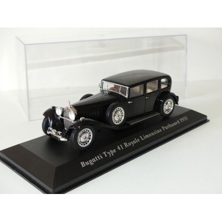 BUGATTI TYPE 41 ROYALE LIMOUSINE PARKWARD 1933 Noir ALTAYA 1:43