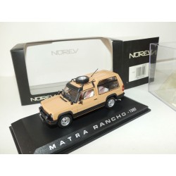 TALBOT MATRA RANCHO 1980 Marron Clair NOREV 1:43