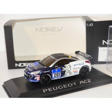 PEUGEOT RCZ N°201 24H NURBURGRING 2010 NOREV 1:43