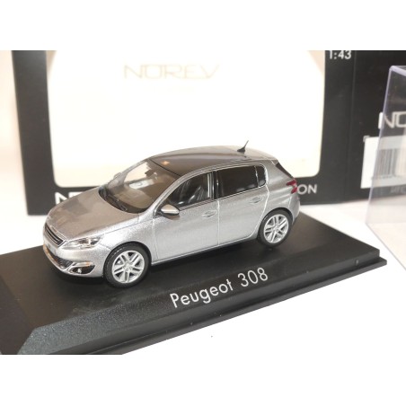 PEUGEOT 308 II Phase 1 2013 Gris Artense NOREV 1:43