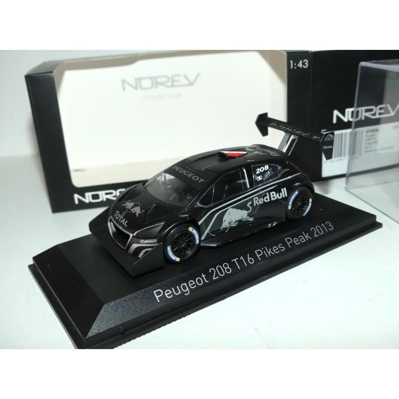 PEUGEOT 208 T16 PIKES PEAK 2013 LOEB VERSION PRÉSENTATION NOREV 1:43