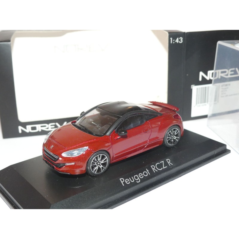 PEUGEOT RCZ R 2014 Bordeaux et toit Noir NOREV 1:43