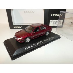 PEUGEOT 406 ST PACK SPORT 2000 Bordeaux NOREV 1:43