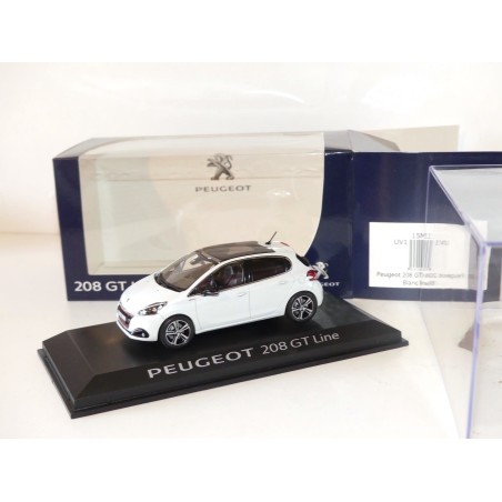 PEUGEOT 208 GT LINE I Phase 2 2015 Blanc NOREV 1:43