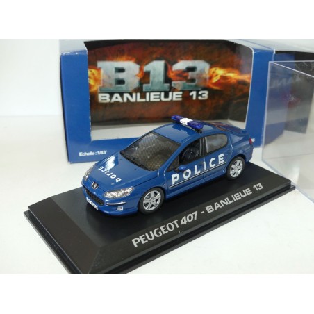 PEUGEOT 407 POLICE BANLIEUE 13 NOREV 1:43