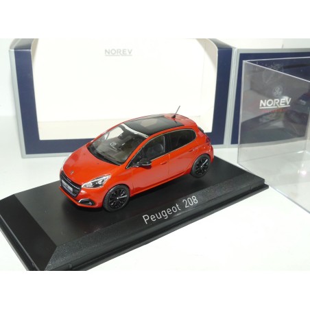 PEUGEOT 208 I Phase 2 2015 Orange NOREV 1:43