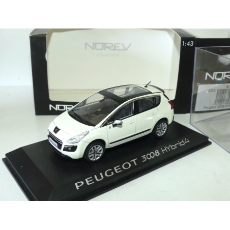 PEUGEOT 3008 HYBRID 4 Blanc NOREV 1:43