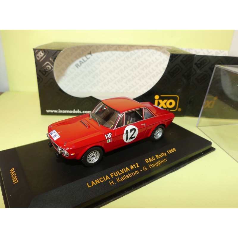 LANCIA FULVIA NÂ°12 RAC RALLYE 1969 IXO RAC097 1:43 1er