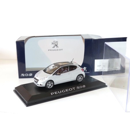 PEUGEOT 208 3 Portes 2012 Gris Ice Velvet NOREV 1:43