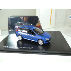 PEUGEOT 206 SW Bleu NOREV 1:43