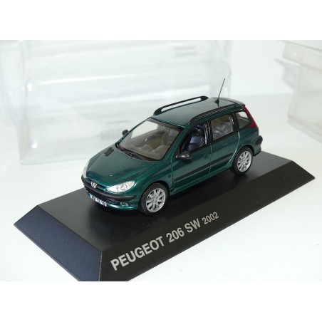 PEUGEOT 206 SW 2002 Vert NOREV 1:43 blister