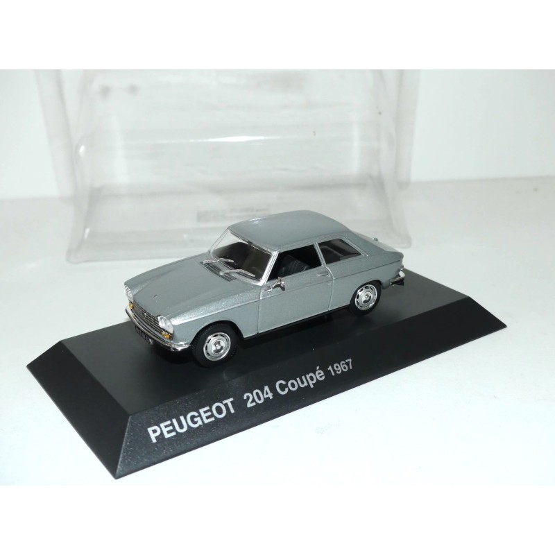 PEUGEOT 204 COUPE 1967 Gris NOREV 1:43 blister