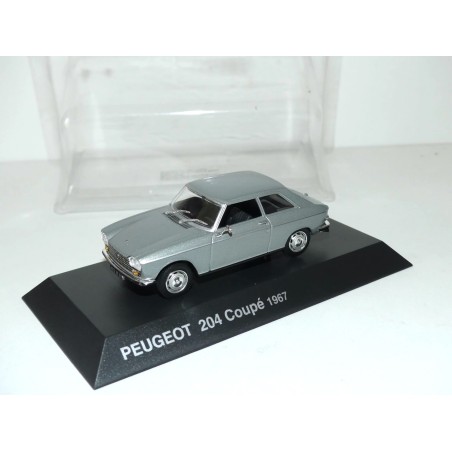 PEUGEOT 204 COUPE 1967 Gris NOREV 1:43 blister