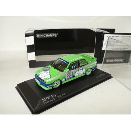 BMW M3 E30 MICHELIN N°23 DTM 1988 OBERNDORFER MINICHAMPS 1:43