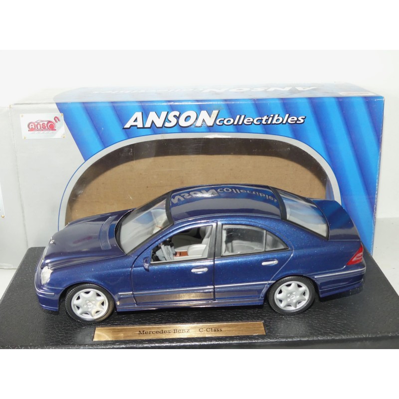 MERCEDES CLASSE C TYPE 203 Bleu ANSON 1:18