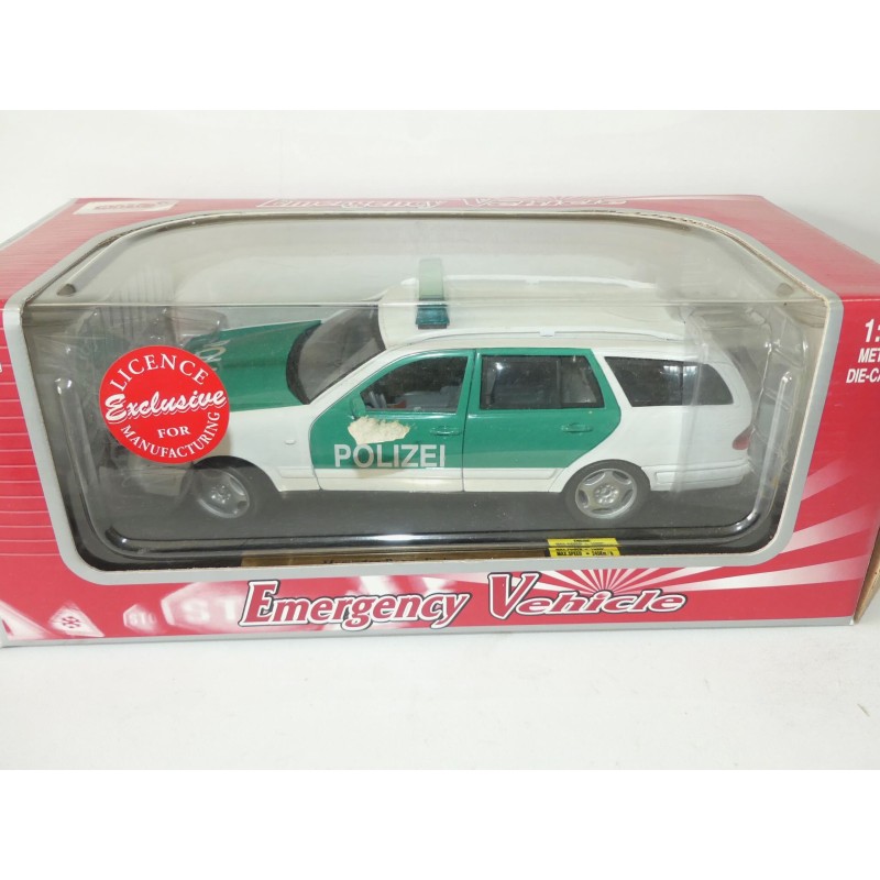 MERCEDES CLASSE E T MODEL AVANTGARDE W203 POLIZEI ANSON 1:18