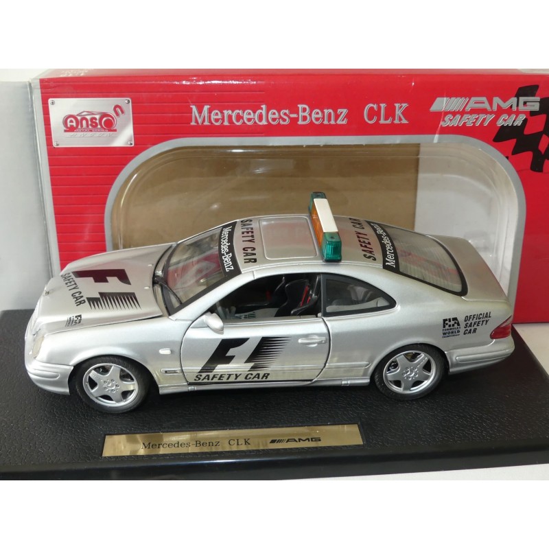 MERCEDES CLK COUPE SPORT AMG W208 F1 SAFETY CAR Gris ANSON 1:18