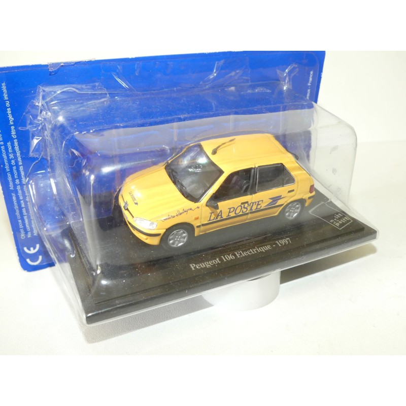 PEUGEOT 106 ELECTRIQUE 1997 PTT LA POSTE UNIVERSAL HOBBIES 1:43 blister
