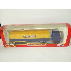 RENAULT PREMIUM AVEC SEMI REMORQUE BACHE MICHELIN MAJORETTE 1:50