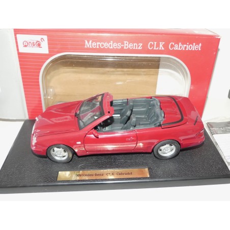 MERCEDES CLK CABRIOLET TYPE 208 Bordeaux ANSON 1:18