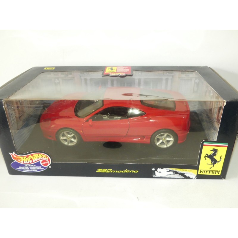 FERRARI 360 MODENA Rouge HOTWHEELS 1:18