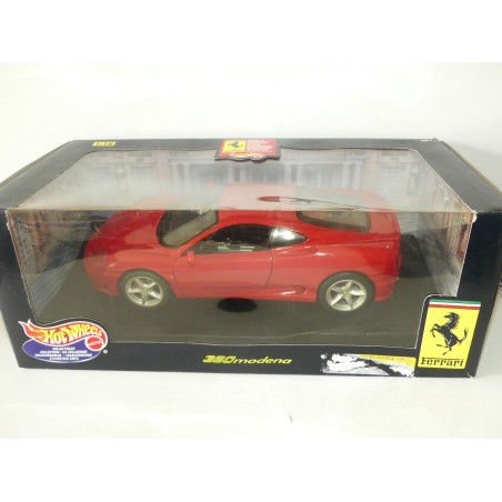 FERRARI 360 MODENA Rouge HOTWHEELS 1:18