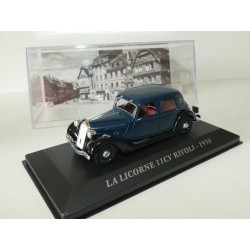 LA LICORNE 11CV RIVOLI 1938 Bleu et Noir ALTAYA 1:43