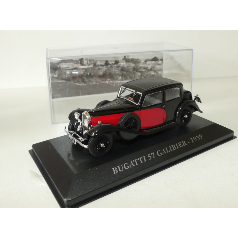 BUGATTI 57 GALIBIER 1939 Noir et Rouge ALTAYA 1:43