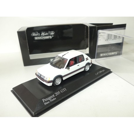 PEUGEOT 205 GTi 1,9 1990 Blanc MINICHAMPS 1:43