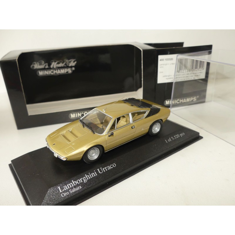 LAMBORGHINI URRACO 1974 Or Gold MINICHAMPS 1:43
