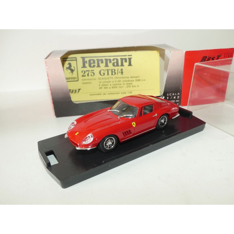 FERRARI 275 GTB 4 Rouge BEST 9001 1:43