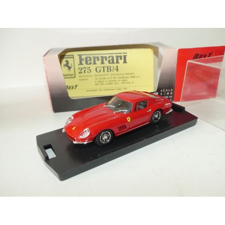 FERRARI 275 GTB 4 Rouge BEST 9001 1:43