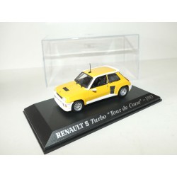 RENAULT 5 TURBO TOUR DE CORSE 1983 Jaune UNIVERSAL HOBBIES Collection M6 1:43