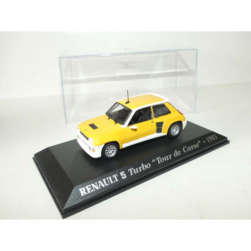 RENAULT 5 TURBO TOUR DE CORSE 1983 Jaune UNIVERSAL HOBBIES Collection M6 1:43