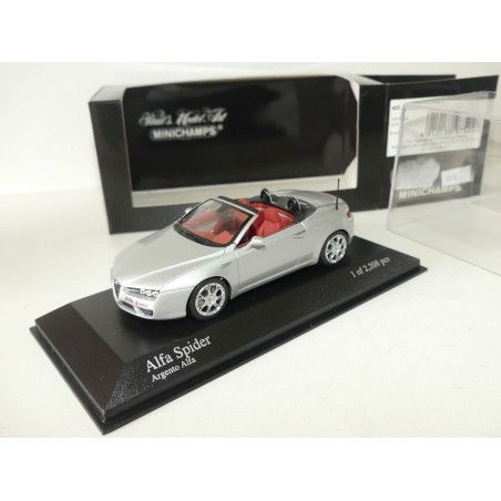 ALFA ROMEO SPIDER 2006 Gris MINICHAMPS 1:43